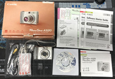 CANON PowerShot A520 Digital Camera w/ 2GB SD Card - COMPLETE IN BOX