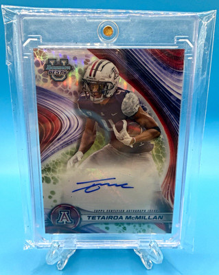 Topps 2024 Bowman's Best University Tetairoa McMillan Auto OROTY