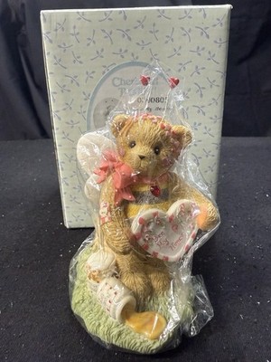 Cherished Teddies Trinity ''Bee My Honey'' Bear Resin Figurine Boxed 2004 0000805