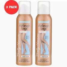 Sally Hansen Airbrush Legs Spray Light Glow 4.4 oz WATER RESISTANT 2 PACK