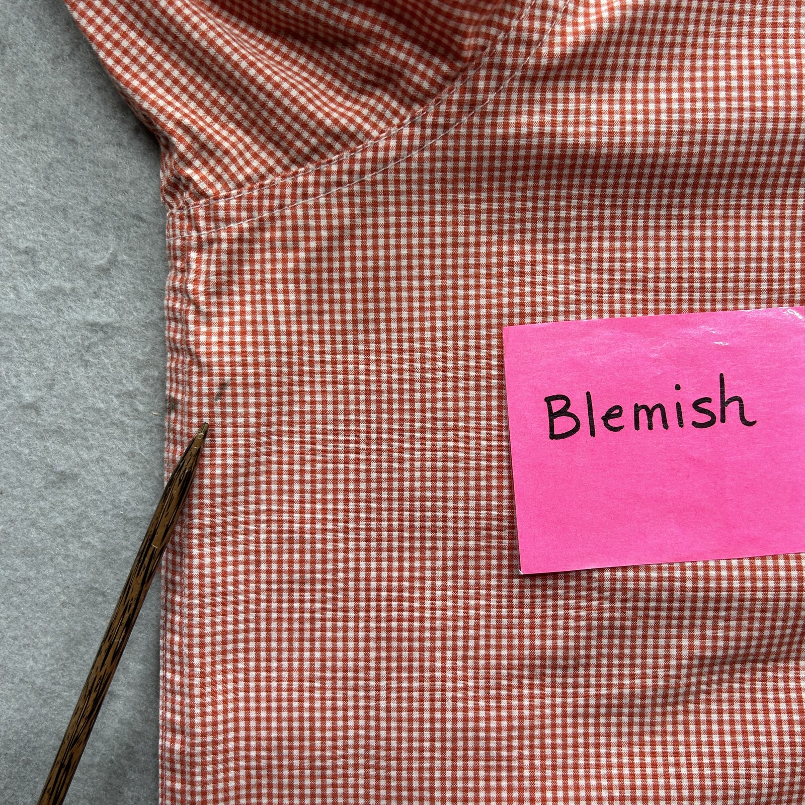 Chaps Men's Button Down Shirt 2XT/2TGL Red Gingham Long Sleeve