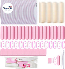 20 Sets Disposable Manicure Kit, Portable Basics 5 Pieces Nail Kit, Mini Buffer