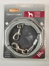 Tie Out Cable 10 ft. long for Dog up to 100 lb. - Stake Not Included