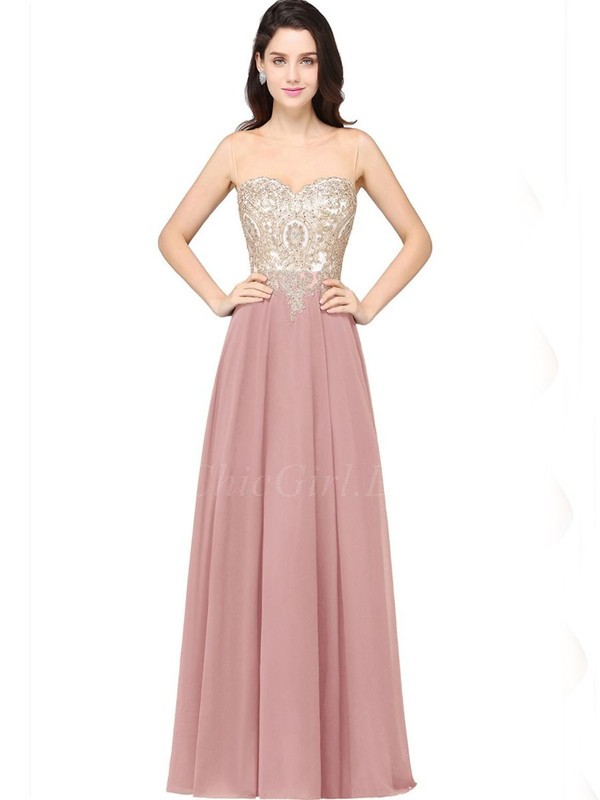 Damen Kleid Elegante Abendkleid Abschlussball Hochzeitskleid Rosa