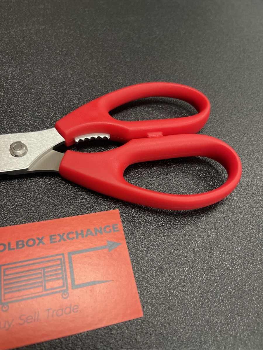 スナップオン　SHEARS1RD ハサミ　ボトルオープナー　レッド　新品 Snap-on Red Handle Shears Scissors With Bottle Opener SHEARS1RD