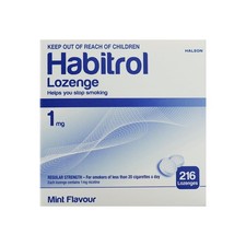 Habitrol Nicotine Lozenge Mint Flavor 216 Lozenges 1mg 