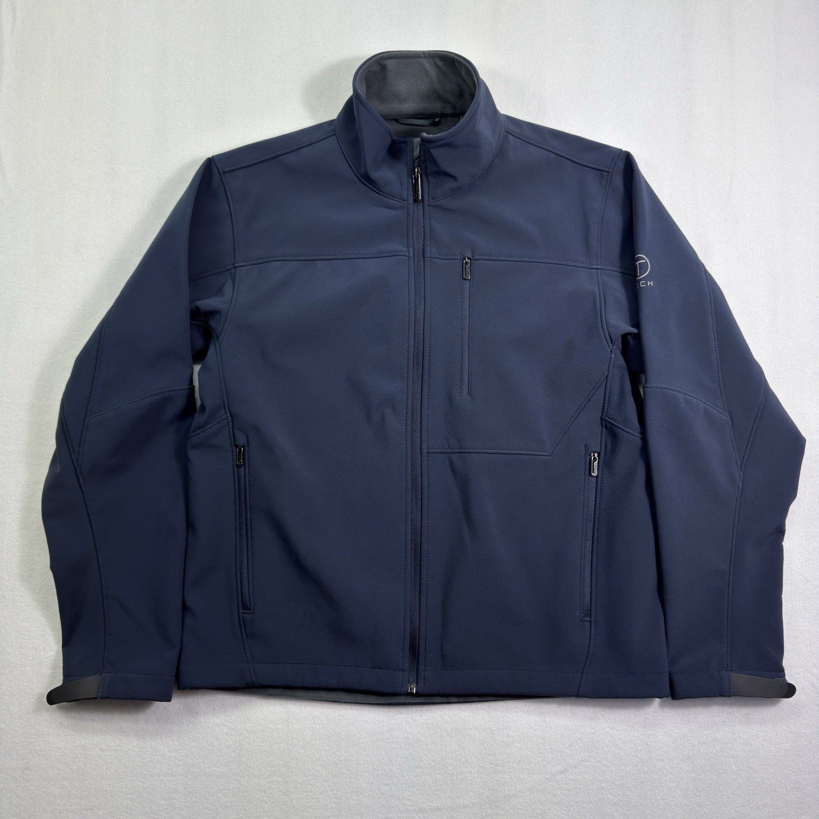 Tumi Tech Jacket Mens Medium Navy Softshell Fleec… - image 1