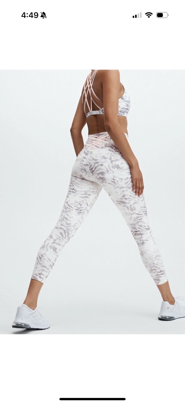 FABLETICS Boost Powerhold Runyon Pink Cloud High … - image 1