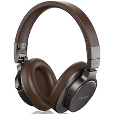 Compact Brown Studio Monitoring Headphones Exceptional Sound Isolation