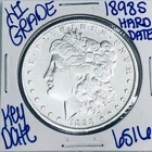1898 S MORGAN SILVER DOLLAR AUTHENTIC HI GRADE U.S. MINT COIN RARE KEY DATE 6516