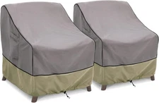 4  Patio Furniture Covers Waterproof for Outdoor Chairs, 33W x 34D x 31H inches