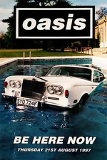 Oasis Be Here Now Poster Unframed 24x36 US Promo Music Wall Art Print