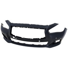 Front Bumper Cover Primed For 2014 2015 2016 2017 Infiniti Q50