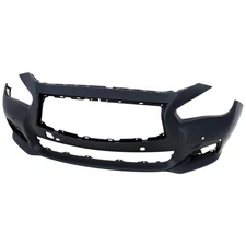 Front Bumper Cover Primed For 2014 2015 2016 2017 Infiniti Q50