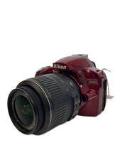 Nikon DSLR Digital Camera D3200 18-55 VR Lens Kit Red Used