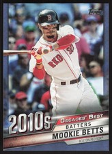 2020 Topps Update #DB-75 Mookie Betts Decades' Best Blue