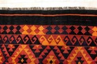 8X13 MAGNIFICENT MINT HAND KNOTTED VEGETABLE DYE DOUBLE SIDED SHIRAZI KILIM RUG — photo 6