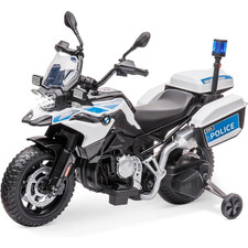 BMW Licensed Police Motorcycle for Kids, 12V W/ Training Wheels, Lights  Music