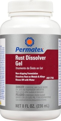 Permatex 81756 Rust Dissolver Gel, 8 oz., Red