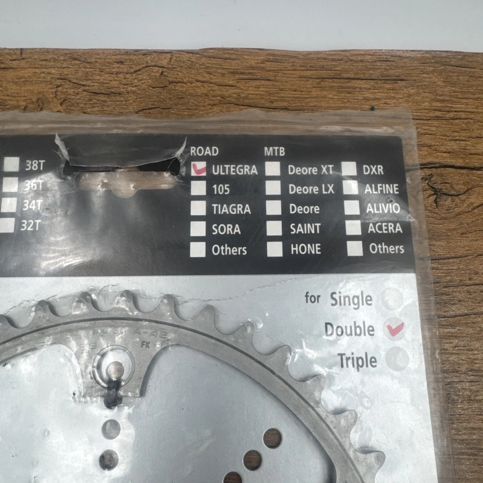 Plato de carretera Shimano Ultegra FC-6500 A-42T x130BCD-NUEVO/NUEVO DE CAJA 2x9 velocidades-como nuevo-nuevo en caja Foto 3 de 4