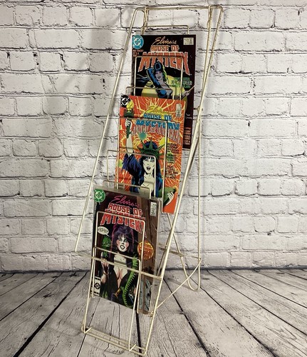 Comic Book Wire Display Rack Free Standing Floor Countertop Folding Peg Board