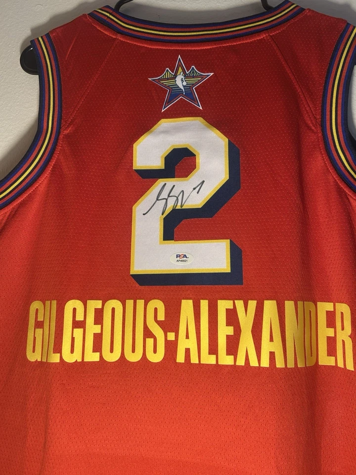 Shai Gilgeous Alexander Signed 2025 All Star Game Jersey Thunder Auto PSA/DNA - Image 2 of 4