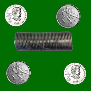 2008 Canada Olympic Figure Skating 25 Cents Uncirculated Canadian Quarter Roll