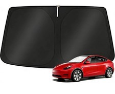 Windshield Sun Shade for 2017-2026 Tesla Model Y/Model 3 Sunshade