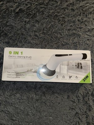 8 in 1 Electric Cleaning Brush ANS-8050 25W Rechargeable Multiple Heads