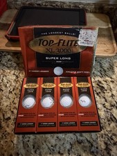 Top Flite XL 3000 White Golf Balls 12 Pack 2-Piece High Compression Distance