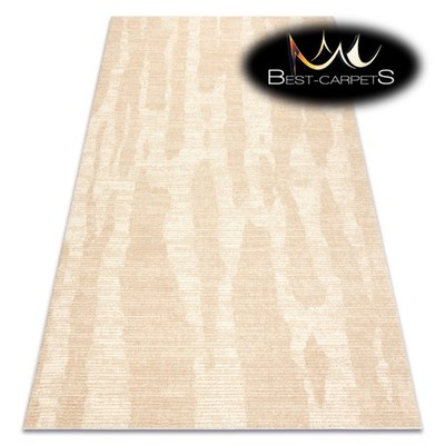 Moderner NATUR 100% WOLLE Teppich FLUX Abstrakt Creme Beige Struktur BESTE QUALITÄT