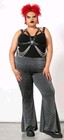 Killstar Wicked Weekender Flares Pants 4XL Grey Women New Goth Alternative — photo 1