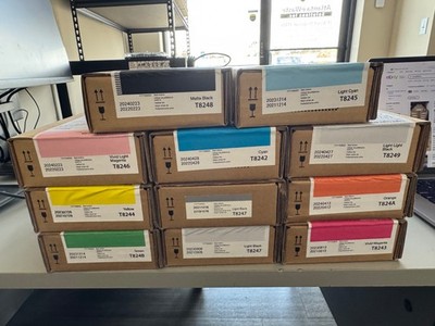 New Genuine Epson 350ml Ink For SC-P9000/8000/7000/6000 - Lot of 11 colors