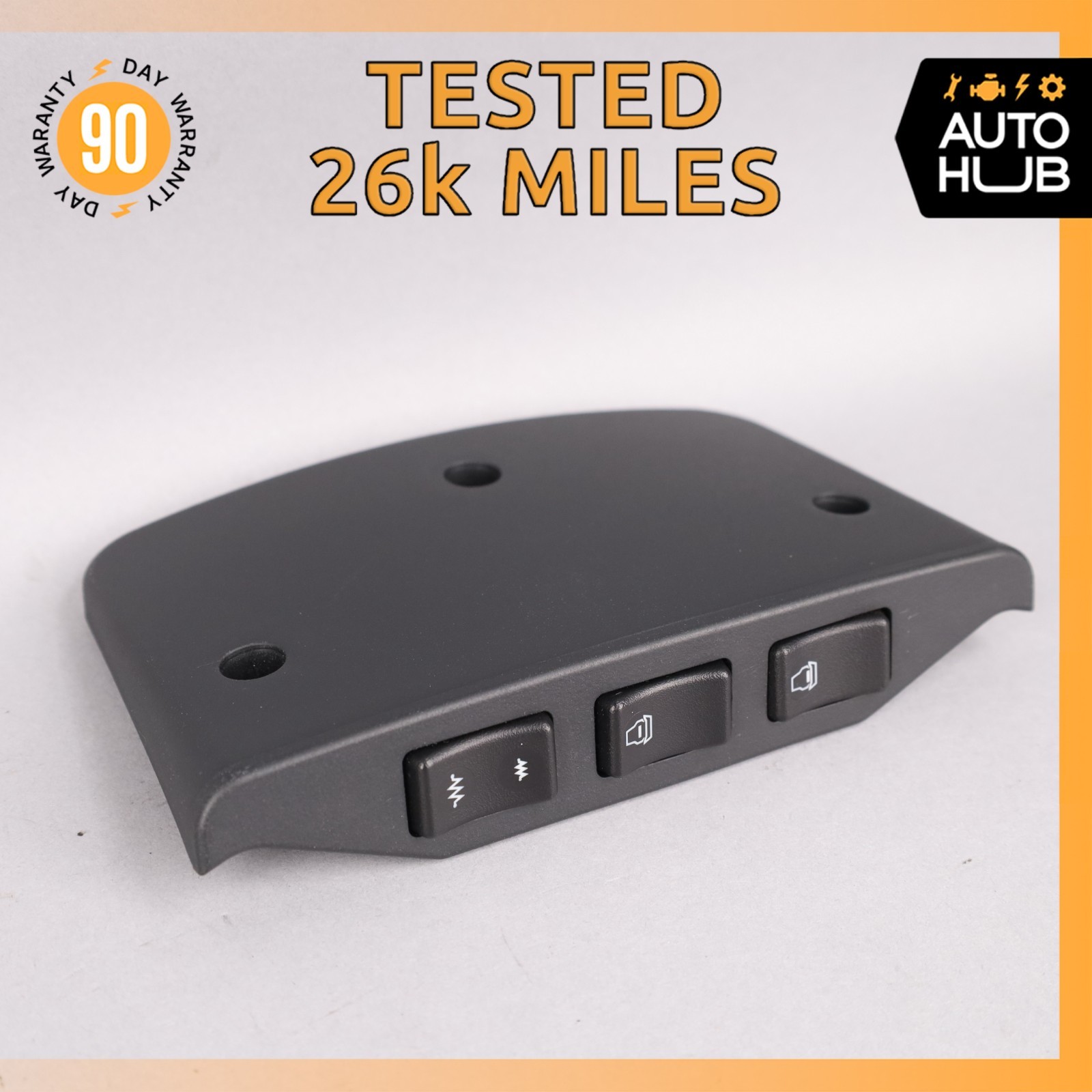 Aston Martin V8 Vantage DB9 DBS Right Seat Lumbar Regulator Switch w/ Cover OEM
