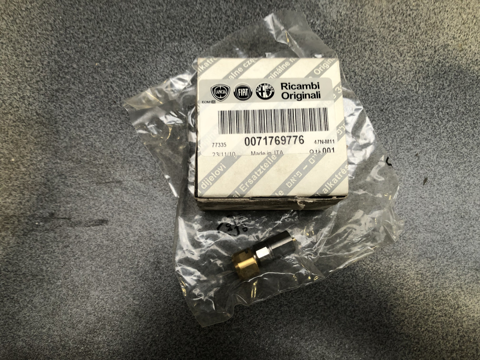 Soupape bouteille gazowej 71769776 haute pression pour Lancia et Abarth