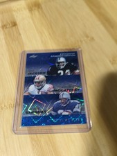 MCCAFFREY/ JACKSON/ SANDERS 2024 LEAF METAL EX LEG ED ELE-35 NUMBERED /20