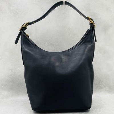 Vintage Coach 9823 Legacy West Hobo Leather Bucket Black Shoulder