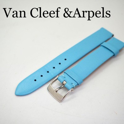 VanCleef & Arpels Replacement Leather Strap 14mm Light Blue Used