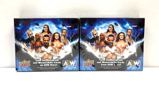 2022 Upper Deck All Elite AEW Wrestling Factory Sealed Hobby Box Lot of 2