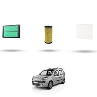 Hoffcar Wartungskit - 3 Filter Kompatibel Mit Renault Koleos II 2.0 Blue DCI