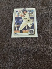 2020 Bowman Chrome Tristen Lutz Milwaukee Brewers Baseball Card BCP-187