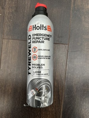 Holts Tyreweld Tyre Weld Emergency Puncture Repair Seals Inflates Large 17''+