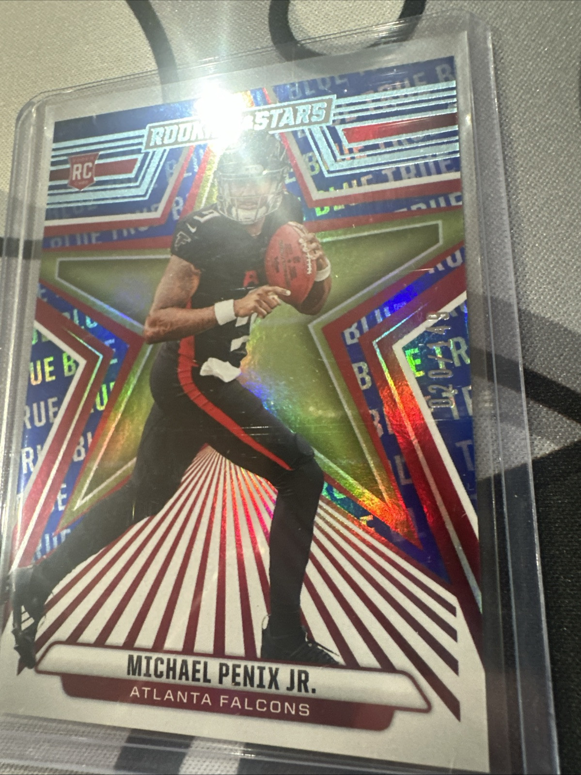 Michael Penix RC TRUE BLUE #20/149 Panini 2024 Rookies & Stars