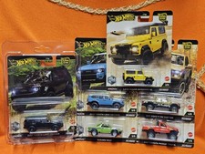 # 1/64 HOT WHEELS PREMIUM - SET COMPLETO HW OFF ROAD + CHASE TOYOTA LAND CRUISER