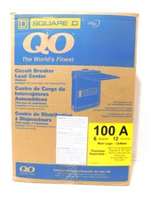 SEALED Square D QO 100 Amp QO612L-100TRB 6Spa/12Crc Outdoor Main Lug Load Center