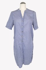 Michael Kors Damen Bademode Gr. 34 (XS) Blau Baumwolle Badekleid Tunika