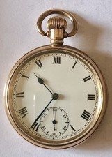 STAR - English Make - Orologio da Tasca placcato oro - mm.51 - Funzionante.