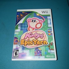Kirby's Epic Yarn (Nintendo Wii, 2010) Complete W/ Manual CIB