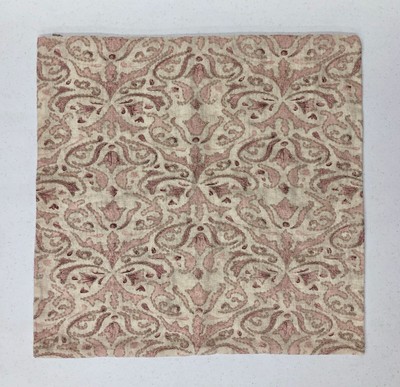 Pottery Barn Reilly Pillow Cover Mauve 22 sq Embroidered Damask Reilley New