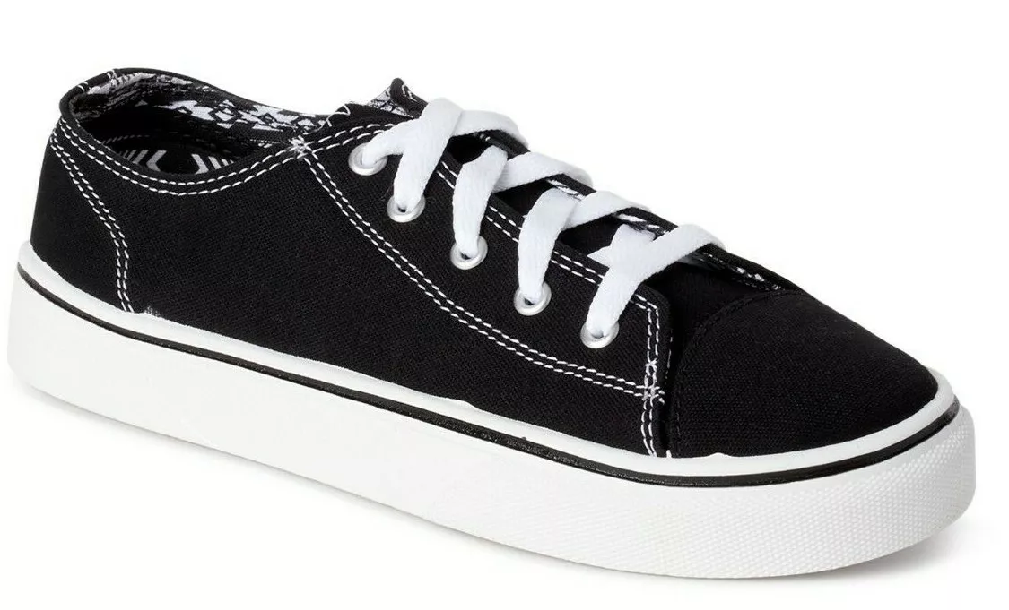 Boys white top canvas sneakers